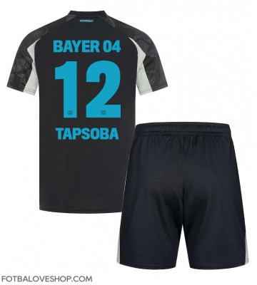 Bayer Leverkusen Edmond Tapsoba #12 Dětské Alternativní Dres 2024-25 Krátký Rukáv (+ trenýrky)